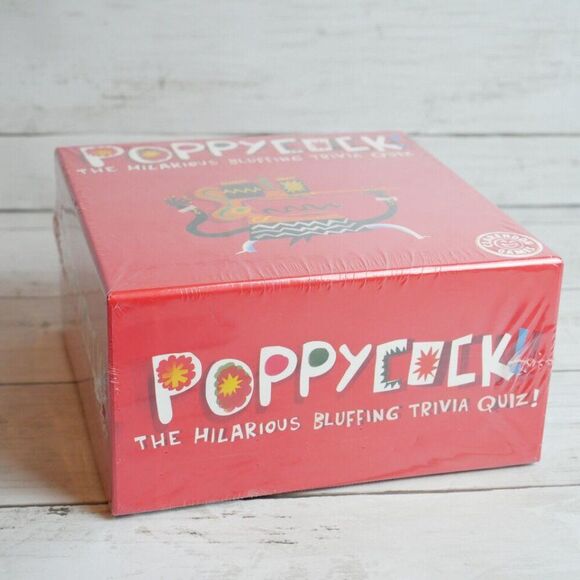 Poppycock: The Hilarious Bluffing Trivia Quiz Game Clarendon Games NEW SEALED - Picture 5 of 5